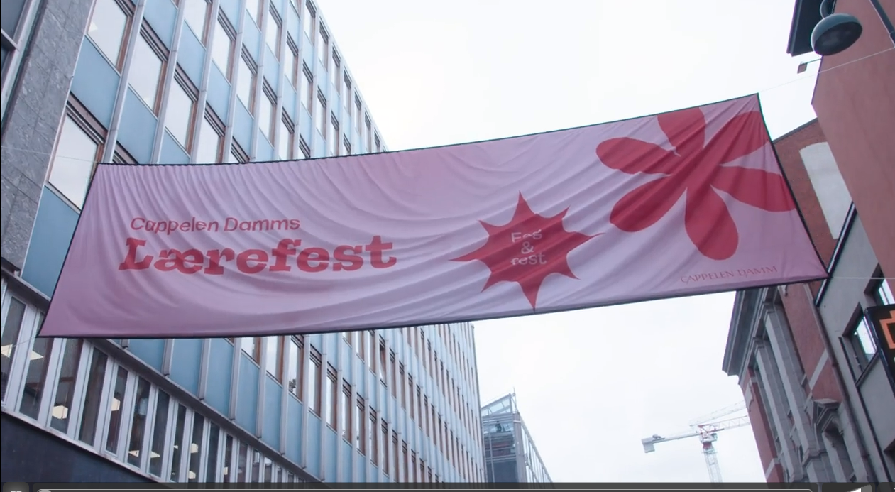 Cappelen Damms Lærefest banner