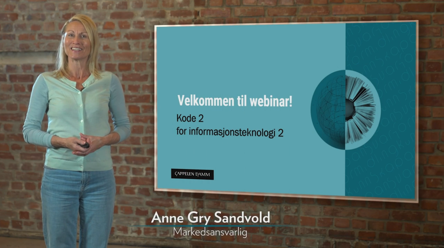 Anne Gry Sandvold presenterer Kode 2