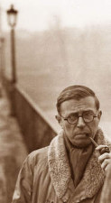 Portrettbilde av Jean-Paul Sartre