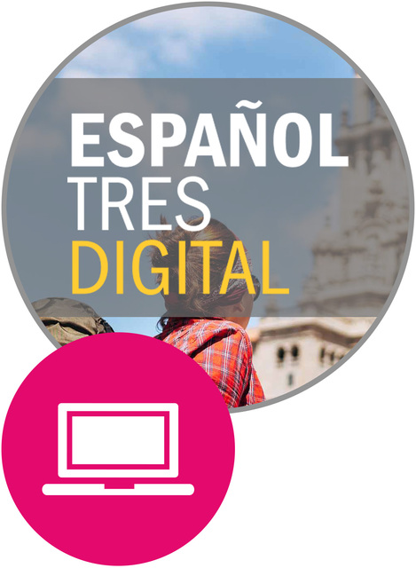 Omslag - Español Tres Digital. Spansk 3