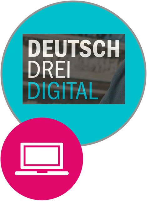 Omslag - Deutsch Drei Digital. Tysk 3 (LK20)