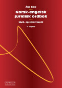 Norsk-engelsk juridisk ordbok av Åge Lind (Heftet)