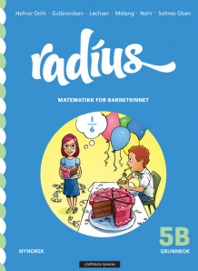 Radius 5B Grunnbok av Hanne Hafnor Dahl, Jan Erik Gulbrandsen, Randi Løchsen, Kristin Måleng og Vibeke Saltnes Olsen (Innbundet)