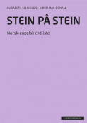 Stein på stein Norsk-engelsk ordliste  (2014) av Elisabeth Ellingsen (Heftet)