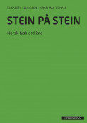Stein på stein Norsk-tysk ordliste (2014) av Elisabeth Ellingsen (Heftet)