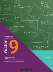 Faktor 9 Oppgavebok Brettbok av Espen Hjardar og Jan-Erik Pedersen (Nettsted)