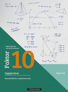 Faktor 10 Oppgåvebok av Espen Hjardar og Jan-Erik Pedersen (Innbundet)