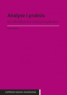 Analyse i praksis av Trine Anker (Heftet)