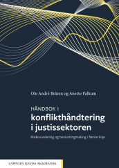 Omslag - Håndbok i konflikthåndtering i justissektoren