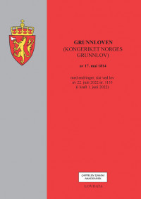 Grunnloven (Norges Grunnlov) m/lovtekst på både bokmål og nynorsk