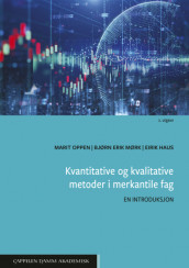 Omslag - Kvantitative og kvalitative metoder i merkantile fag