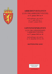 Omslag - Arbeidstvistloven og lønnsnemndloven