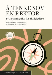 Omslag - Å tenke som en rektor