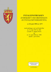 Omslag - Påtaleinstruksen (forskrift om ordningen av påtalemydingheten)