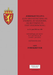 Omslag - Jordskiftelova m/forskrifter