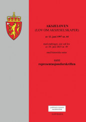 Omslag - Aksjeloven (lov om aksjeselskaper) m/representasjonsforskriften