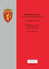 Omslag - Domstolloven (lov om domstolene)