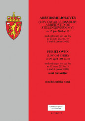Omslag - Arbeidsmiljøloven og ferieloven