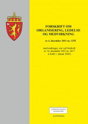 Omslag - Forskrift om organisering, ledelse og medvirkning