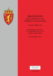 Omslag - Skatteloven (lov om skatt av formue og inntekt)