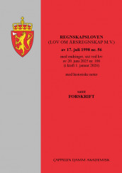 Omslag - Regnskapsloven (lov om årsregnskap) m/forskrift
